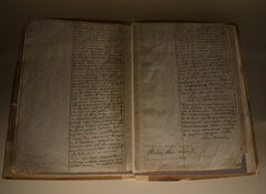 Protokół przesłuchania Adama Mickiewicza, 19 XI 1823, rękopis; Litewskie Państwowe Archiwum Historyczne, Wilno