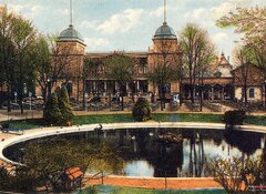 Budynek sali koncertowej, dziś terrarium (pocztówka, 1900-1920)